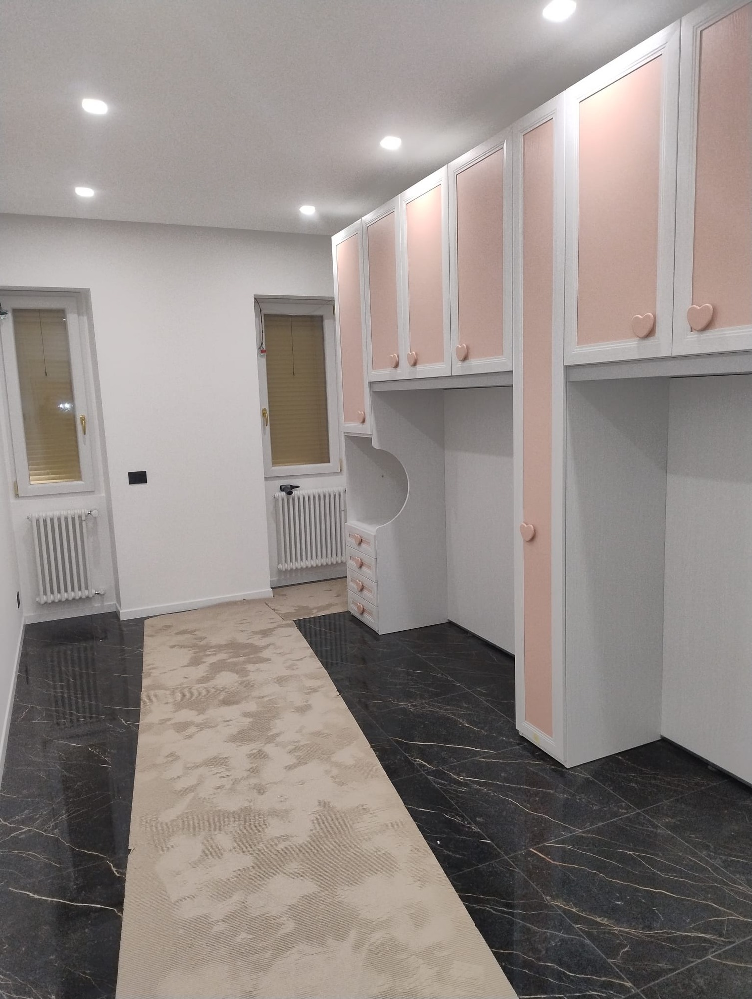 Interno realizzato dell’appartamento a Guidonia Montecelio