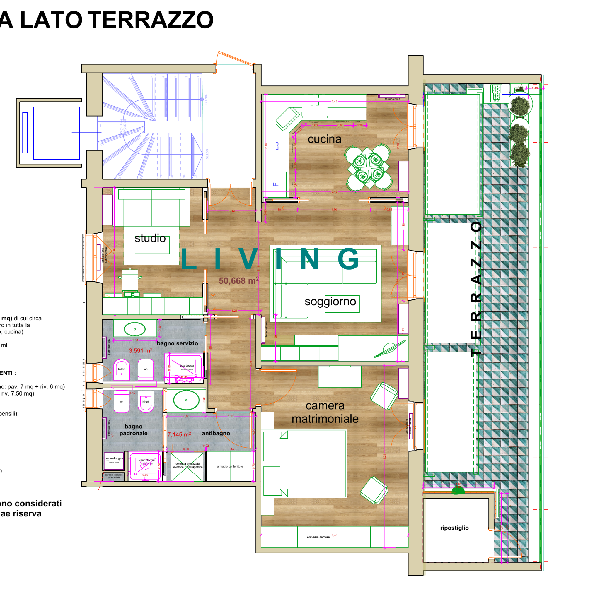 Pianta di progetto